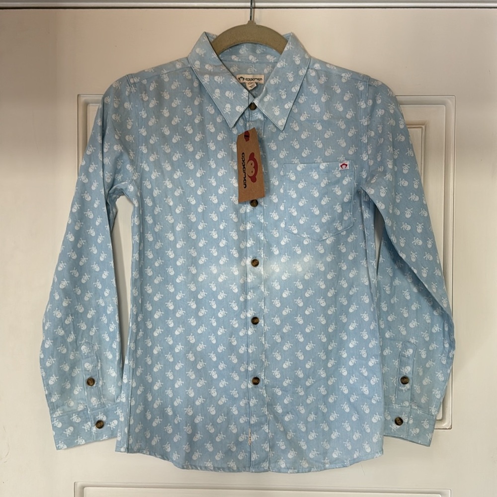 Appaman Crossbones Button Down Shirt